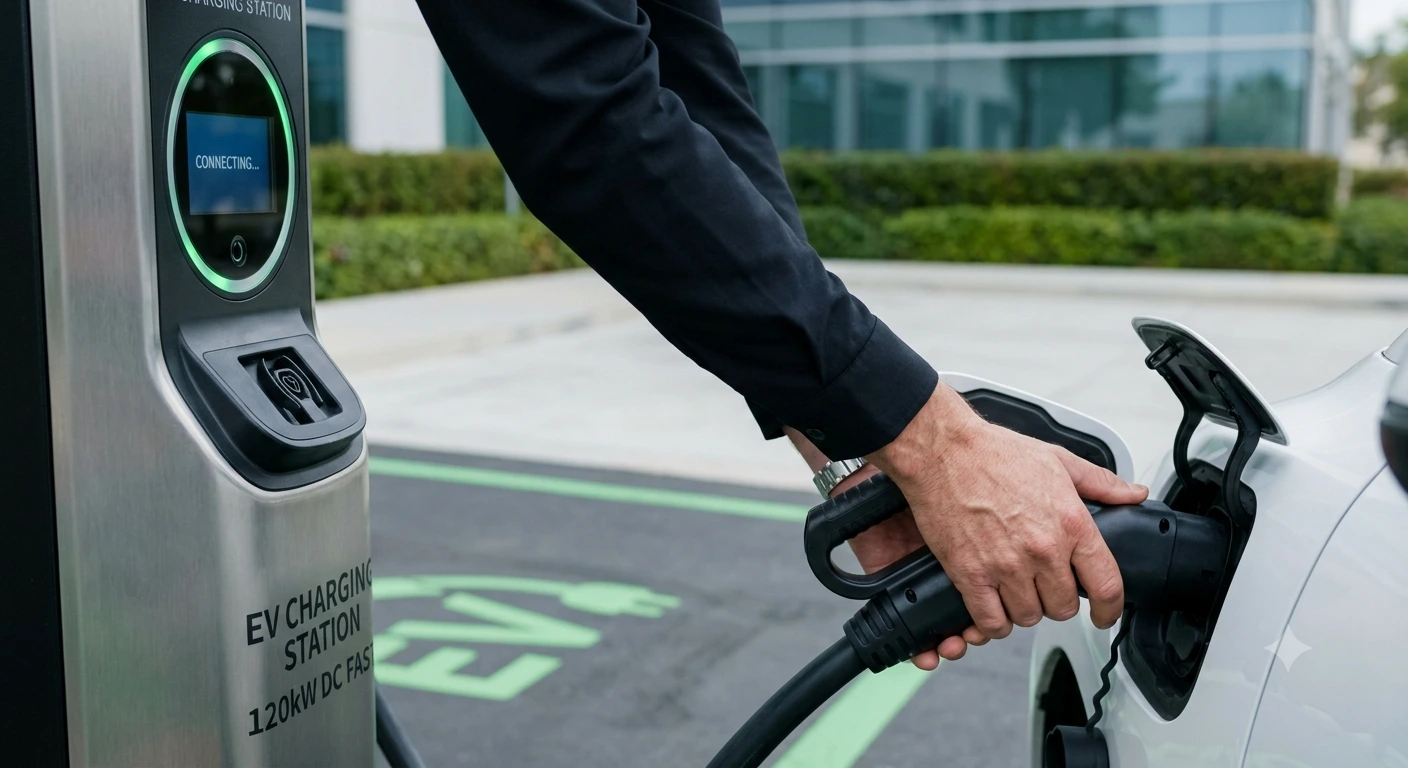 Installation borne recharge IRVE Calvados – Voltec Industrie & Process
