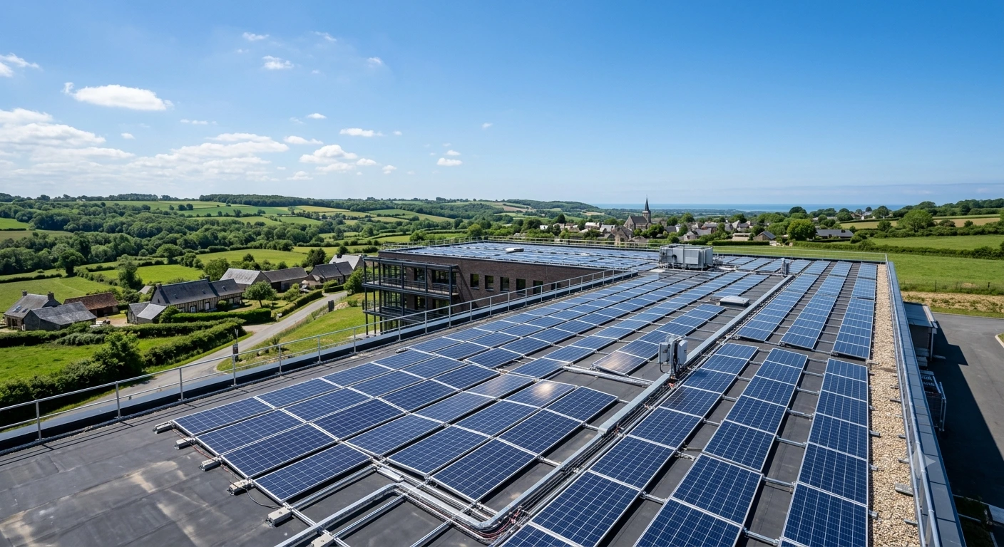 Énergie renouvelable Normandie panneaux solaires VMC – Voltec Industrie & Process